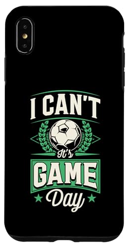 I Can't It's Game Day Fußball Humor Hülle für iPhone XS Max I Can't It's Game Day Fußball Humor Hülle für iPhone XS Max von Classic Style Soccer Merch With a Retro Aesthetic