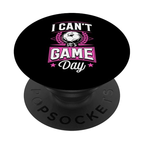 I Can't It's Game Day Fußball Humor PopSockets Klebender PopGrip I Can't It's Game Day Fußball Humor PopSockets Klebender PopGrip von Classic Style Soccer Merch With a Retro Aesthetic