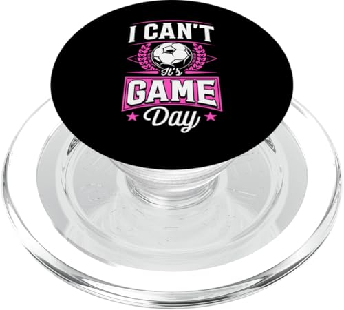 I Can't It's Game Day Fußball Humor PopSockets PopGrip für MagSafe I Can't It's Game Day Fußball Humor PopSockets PopGrip für MagSafe von Classic Style Soccer Merch With a Retro Aesthetic