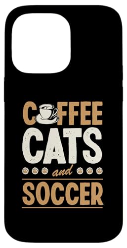 Kaffee Katzen und Fußball Hülle für iPhone 14 Pro Max Kaffee Katzen und Fußball Hülle für iPhone 14 Pro Max von Classic Style Soccer Merch With a Retro Aesthetic