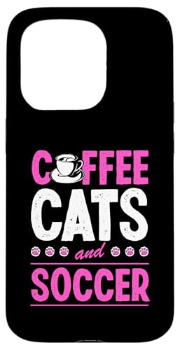Kaffee Katzen und Fußball Hülle für iPhone 15 Pro Kaffee Katzen und Fußball Hülle für iPhone 15 Pro von Classic Style Soccer Merch With a Retro Aesthetic