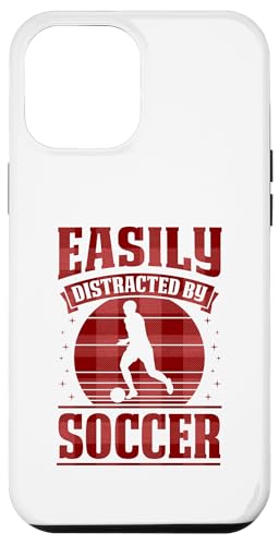 Lässt sich leicht vom Fußball ablenken Hülle für iPhone 12 Pro Max Lässt sich leicht vom Fußball ablenken Hülle für iPhone 12 Pro Max von Classic Style Soccer Merch With a Retro Aesthetic