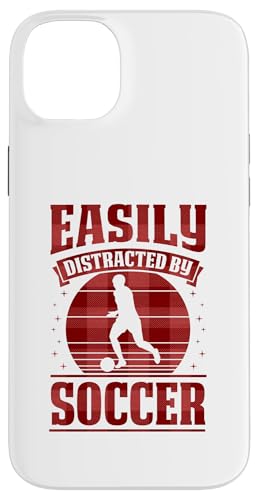 Lässt sich leicht vom Fußball ablenken Hülle für iPhone 14 Plus Lässt sich leicht vom Fußball ablenken Hülle für iPhone 14 Plus von Classic Style Soccer Merch With a Retro Aesthetic