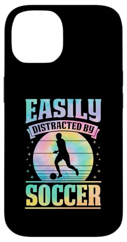 Lässt sich leicht vom Fußball ablenken Hülle für iPhone 14 Lässt sich leicht vom Fußball ablenken Hülle für iPhone 14 von Classic Style Soccer Merch With a Retro Aesthetic