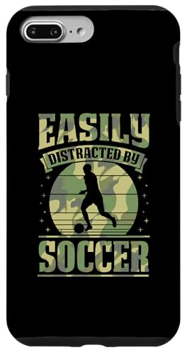 Lässt sich leicht vom Fußball ablenken Hülle für iPhone 7 Plus/8 Plus Lässt sich leicht vom Fußball ablenken Hülle für iPhone 7 Plus/8 Plus von Classic Style Soccer Merch With a Retro Aesthetic