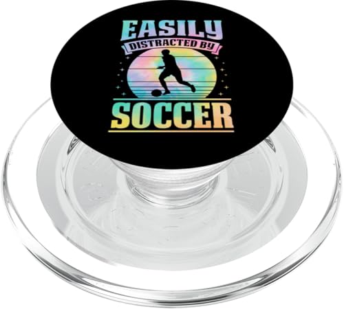 Lässt sich leicht vom Fußball ablenken PopSockets PopGrip für MagSafe Lässt sich leicht vom Fußball ablenken PopSockets PopGrip für MagSafe von Classic Style Soccer Merch With a Retro Aesthetic