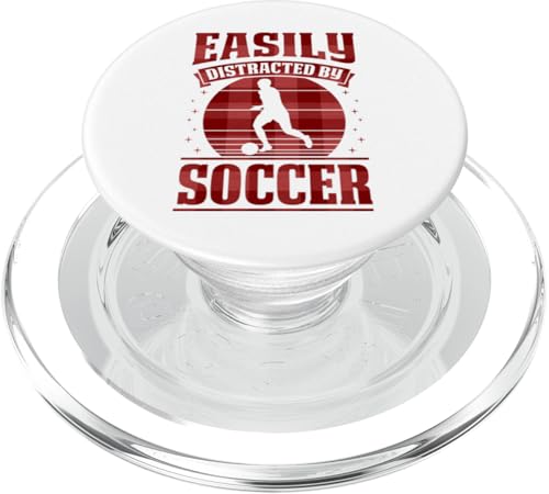 Lässt sich leicht vom Fußball ablenken PopSockets PopGrip für MagSafe Lässt sich leicht vom Fußball ablenken PopSockets PopGrip für MagSafe von Classic Style Soccer Merch With a Retro Aesthetic