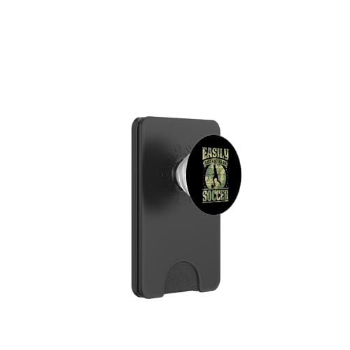 Lässt sich leicht vom Fußball ablenken PopSockets PopWallet für MagSafe Lässt sich leicht vom Fußball ablenken PopSockets PopWallet für MagSafe von Classic Style Soccer Merch With a Retro Aesthetic