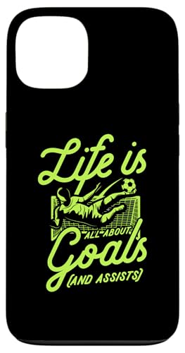 Life Is All About Goals And Assists Lustiger Fußball-Witz Hülle für iPhone 13 Life Is All About Goals And Assists Lustiger Fußball-Witz Hülle für iPhone 13 von Classic Style Soccer Merch With a Retro Aesthetic