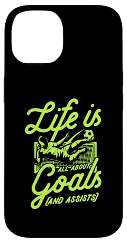 Life Is All About Goals And Assists Lustiger Fußball-Witz Hülle für iPhone 14 Life Is All About Goals And Assists Lustiger Fußball-Witz Hülle für iPhone 14 von Classic Style Soccer Merch With a Retro Aesthetic
