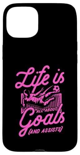 Life Is All About Goals And Assists Lustiger Fußball-Witz Hülle für iPhone 15 Plus Life Is All About Goals And Assists Lustiger Fußball-Witz Hülle für iPhone 15 Plus von Classic Style Soccer Merch With a Retro Aesthetic