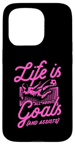 Life Is All About Goals And Assists Lustiger Fußball-Witz Hülle für iPhone 15 Pro Life Is All About Goals And Assists Lustiger Fußball-Witz Hülle für iPhone 15 Pro von Classic Style Soccer Merch With a Retro Aesthetic