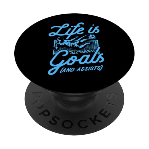 Life Is All About Goals And Assists Lustiger Fußball-Witz PopSockets Klebender PopGrip Life Is All About Goals And Assists Lustiger Fußball-Witz PopSockets Klebender PopGrip von Classic Style Soccer Merch With a Retro Aesthetic