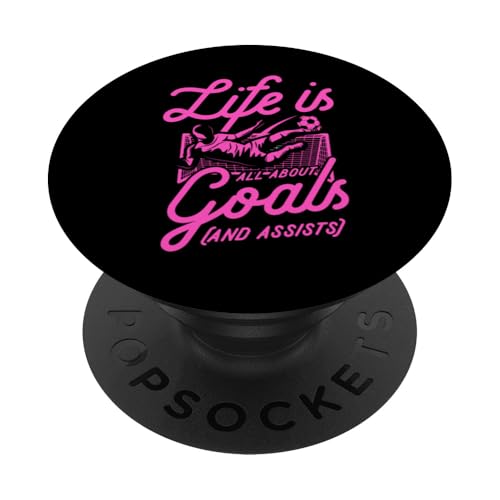 Life Is All About Goals And Assists Lustiger Fußball-Witz PopSockets Klebender PopGrip Life Is All About Goals And Assists Lustiger Fußball-Witz PopSockets Klebender PopGrip von Classic Style Soccer Merch With a Retro Aesthetic