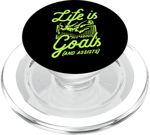 Life Is All About Goals And Assists Lustiger Fußball-Witz PopSockets PopGrip für MagSafe Life Is All About Goals And Assists Lustiger Fußball-Witz PopSockets PopGrip für MagSafe von Classic Style Soccer Merch With a Retro Aesthetic