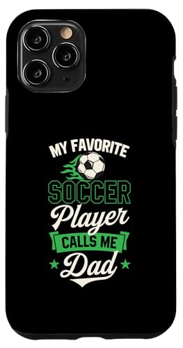 Mein Lieblingsfußballspieler nennt mich Dad Soccer Fathers Day Hülle für iPhone 11 Pro Mein Lieblingsfußballspieler nennt mich Dad Soccer Fathers Day Hülle für iPhone 11 Pro von Classic Style Soccer Merch With a Retro Aesthetic