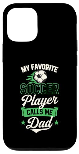 Mein Lieblingsfußballspieler nennt mich Dad Soccer Fathers Day Hülle für iPhone 12/12 Pro Mein Lieblingsfußballspieler nennt mich Dad Soccer Fathers Day Hülle für iPhone 12/12 Pro von Classic Style Soccer Merch With a Retro Aesthetic