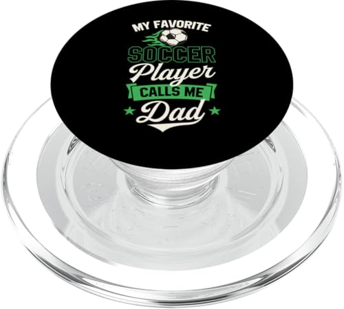 Mein Lieblingsfußballspieler nennt mich Dad Soccer Fathers Day PopSockets PopGrip für MagSafe Mein Lieblingsfußballspieler nennt mich Dad Soccer Fathers Day PopSockets PopGrip für MagSafe von Classic Style Soccer Merch With a Retro Aesthetic