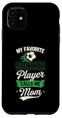 Mein Lieblingsfußballspieler nennt mich Mama Soccer Mothers Day Hülle für iPhone 11 Mein Lieblingsfußballspieler nennt mich Mama Soccer Mothers Day Hülle für iPhone 11 von Classic Style Soccer Merch With a Retro Aesthetic