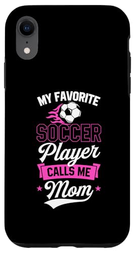 Mein Lieblingsfußballspieler nennt mich Mama Soccer Mothers Day Hülle für iPhone XR Mein Lieblingsfußballspieler nennt mich Mama Soccer Mothers Day Hülle für iPhone XR von Classic Style Soccer Merch With a Retro Aesthetic