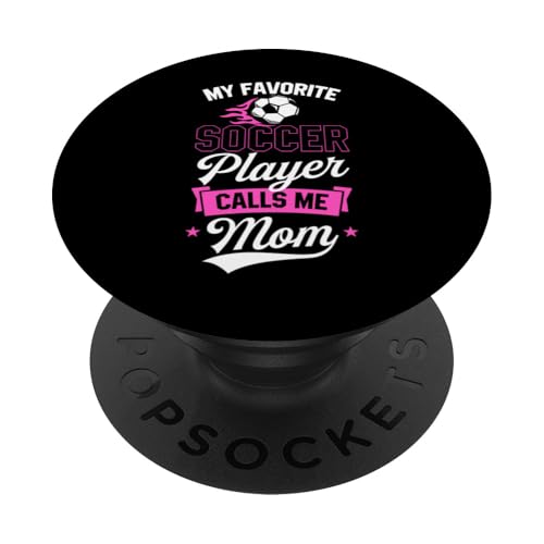 Mein Lieblingsfußballspieler nennt mich Mama Soccer Mothers Day PopSockets Klebender PopGrip Mein Lieblingsfußballspieler nennt mich Mama Soccer Mothers Day PopSockets Klebender PopGrip von Classic Style Soccer Merch With a Retro Aesthetic