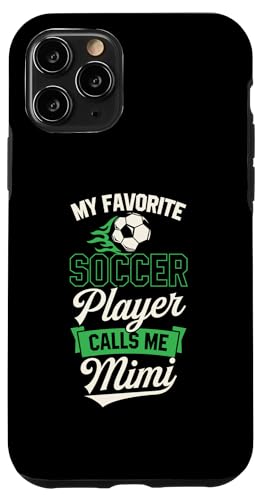 Mein Lieblingsfußballspieler nennt mich Mimi Hülle für iPhone 11 Pro Mein Lieblingsfußballspieler nennt mich Mimi Hülle für iPhone 11 Pro von Classic Style Soccer Merch With a Retro Aesthetic