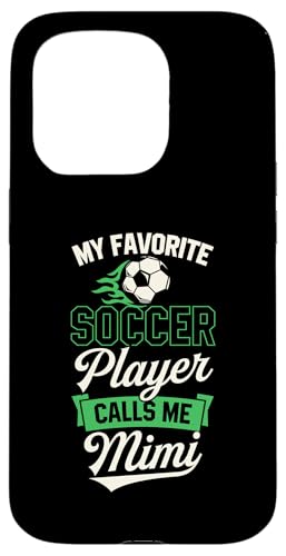 Mein Lieblingsfußballspieler nennt mich Mimi Hülle für iPhone 15 Pro Mein Lieblingsfußballspieler nennt mich Mimi Hülle für iPhone 15 Pro von Classic Style Soccer Merch With a Retro Aesthetic