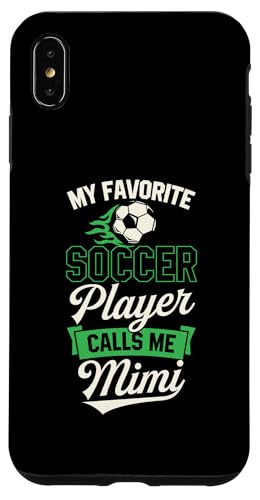 Mein Lieblingsfußballspieler nennt mich Mimi Hülle für iPhone XS Max Mein Lieblingsfußballspieler nennt mich Mimi Hülle für iPhone XS Max von Classic Style Soccer Merch With a Retro Aesthetic