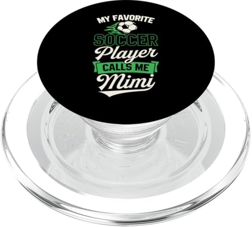 Mein Lieblingsfußballspieler nennt mich Mimi PopSockets PopGrip für MagSafe Mein Lieblingsfußballspieler nennt mich Mimi PopSockets PopGrip für MagSafe von Classic Style Soccer Merch With a Retro Aesthetic