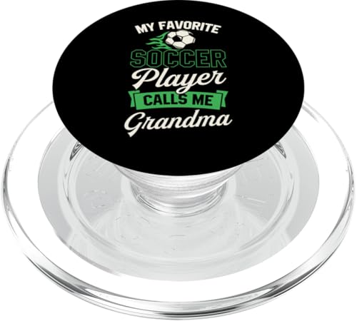 Mein Lieblingsfußballspieler nennt mich Oma PopSockets PopGrip für MagSafe Mein Lieblingsfußballspieler nennt mich Oma PopSockets PopGrip für MagSafe von Classic Style Soccer Merch With a Retro Aesthetic