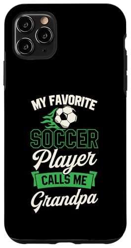 Mein Lieblingsfußballspieler nennt mich Opa Hülle für iPhone 11 Pro Max Mein Lieblingsfußballspieler nennt mich Opa Hülle für iPhone 11 Pro Max von Classic Style Soccer Merch With a Retro Aesthetic