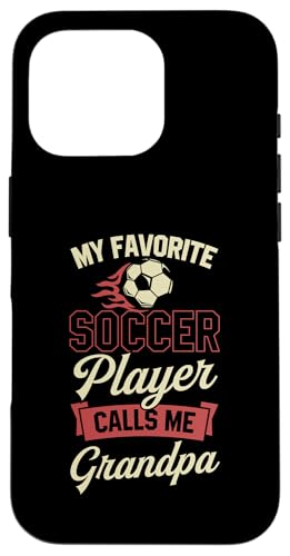 Mein Lieblingsfußballspieler nennt mich Opa Hülle für iPhone 16 Pro Mein Lieblingsfußballspieler nennt mich Opa Hülle für iPhone 16 Pro von Classic Style Soccer Merch With a Retro Aesthetic