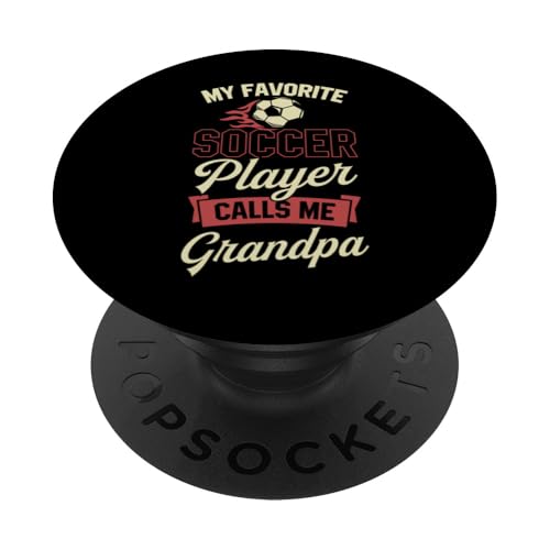 Mein Lieblingsfußballspieler nennt mich Opa PopSockets Klebender PopGrip Mein Lieblingsfußballspieler nennt mich Opa PopSockets Klebender PopGrip von Classic Style Soccer Merch With a Retro Aesthetic