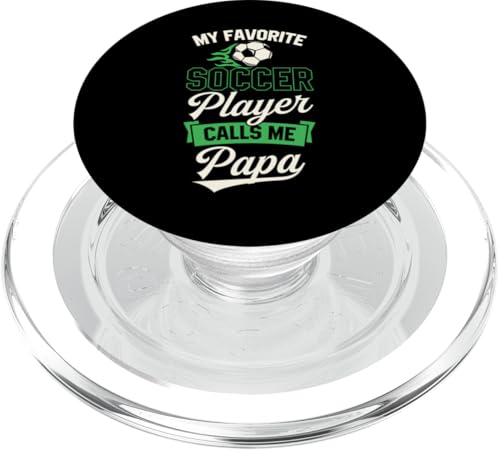 Mein Lieblingsfußballspieler nennt mich Papa PopSockets PopGrip für MagSafe Mein Lieblingsfußballspieler nennt mich Papa PopSockets PopGrip für MagSafe von Classic Style Soccer Merch With a Retro Aesthetic