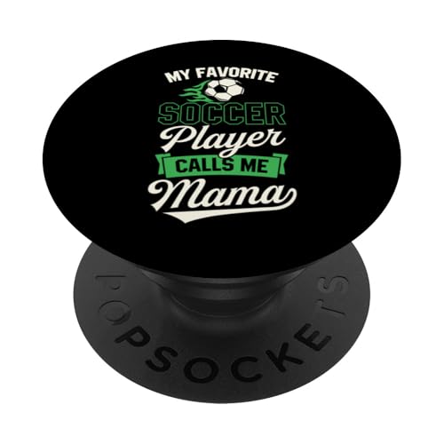 My Favorite Soccer Player Calls Me Mama Soccer Muttertag PopSockets Klebender PopGrip My Favorite Soccer Player Calls Me Mama Soccer Muttertag PopSockets Klebender PopGrip von Classic Style Soccer Merch With a Retro Aesthetic