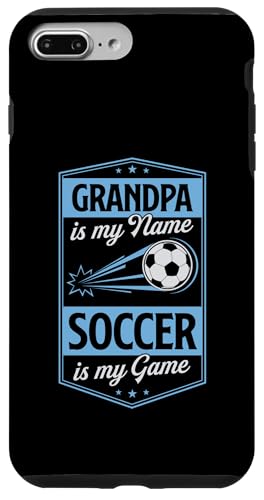 Opa ist mein Name Fußball ist mein Spiel Großvater Hülle für iPhone 7 Plus/8 Plus Opa ist mein Name Fußball ist mein Spiel Großvater Hülle für iPhone 7 Plus/8 Plus von Classic Style Soccer Merch With a Retro Aesthetic