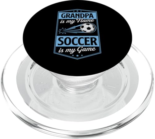 Opa ist mein Name Fußball ist mein Spiel Großvater PopSockets PopGrip für MagSafe Opa ist mein Name Fußball ist mein Spiel Großvater PopSockets PopGrip für MagSafe von Classic Style Soccer Merch With a Retro Aesthetic