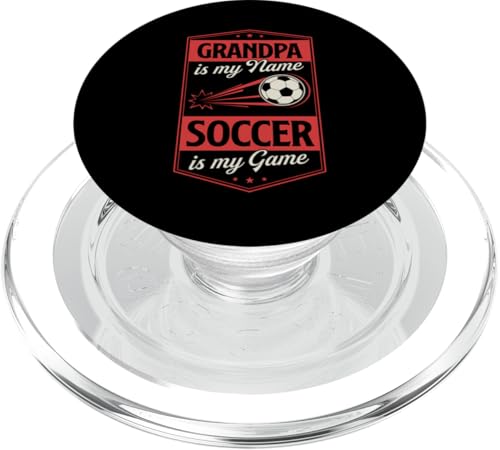 Opa ist mein Name Fußball ist mein Spiel Großvater PopSockets PopGrip für MagSafe Opa ist mein Name Fußball ist mein Spiel Großvater PopSockets PopGrip für MagSafe von Classic Style Soccer Merch With a Retro Aesthetic