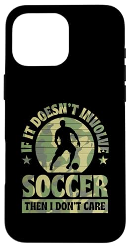 Wenn es nicht um Fußball geht, ist es mir egal Hülle für iPhone 16 Pro Max Wenn es nicht um Fußball geht, ist es mir egal Hülle für iPhone 16 Pro Max von Classic Style Soccer Merch With a Retro Aesthetic