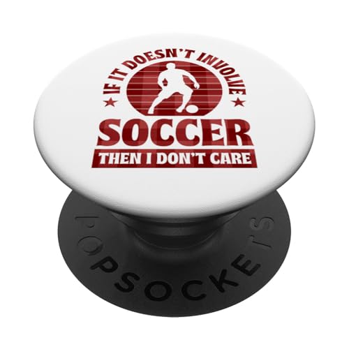 Wenn es nicht um Fußball geht, ist es mir egal PopSockets Klebender PopGrip Wenn es nicht um Fußball geht, ist es mir egal PopSockets Klebender PopGrip von Classic Style Soccer Merch With a Retro Aesthetic