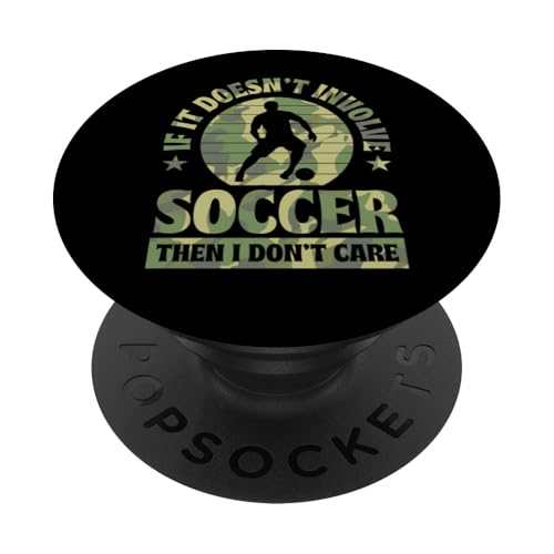 Wenn es nicht um Fußball geht, ist es mir egal PopSockets Klebender PopGrip Wenn es nicht um Fußball geht, ist es mir egal PopSockets Klebender PopGrip von Classic Style Soccer Merch With a Retro Aesthetic