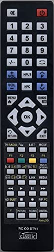 Classic TV Fernbedienung kompatibel für Orion 076R0SK011/021/041 von Classic