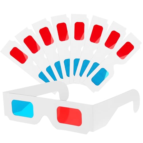 Classicseali 3D-Brille für Filme zu Hause, 25 Paar 3D-Brillen, faltbare und leichte Papierbrille für Kinder und Erwachsene, perfekt für immersive Filmerlebnisse Classicseali 3D-Brille für Filme zu Hause, 25 Paar 3D-Brillen, faltbare und leichte Papierbrille für Kinder und Erwachsene, perfekt für immersive Filmerlebnisse von Classicseali
