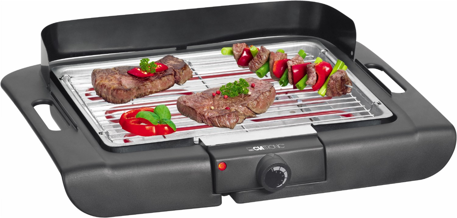 BQ 3507 Tischgrill schwarz BQ 3507 Tischgrill schwarz von Clatronic