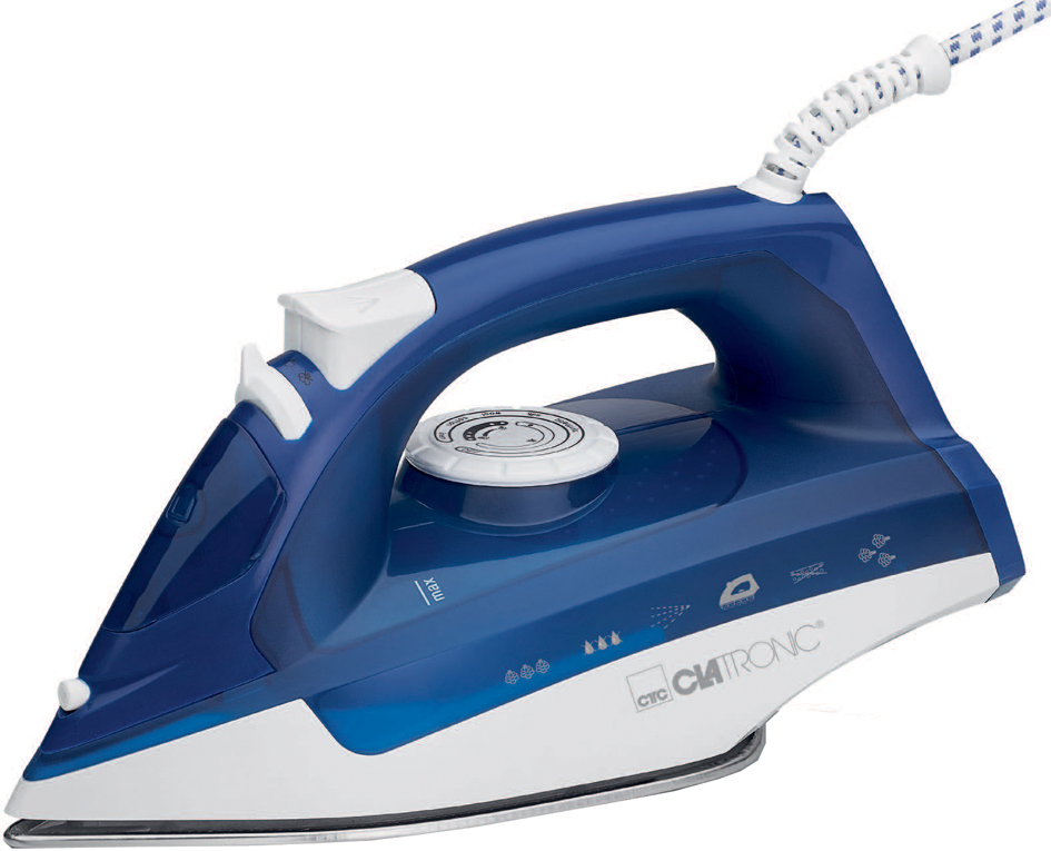 CLATRONIC Dampfbügeleisen DB 3704, weiß / blau CLATRONIC Dampfbügeleisen DB 3704, weiß / blau von Clatronic