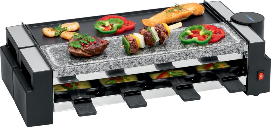 CLATRONIC Raclette-Grill RG 3678, mit heißem Stein von Clatronic