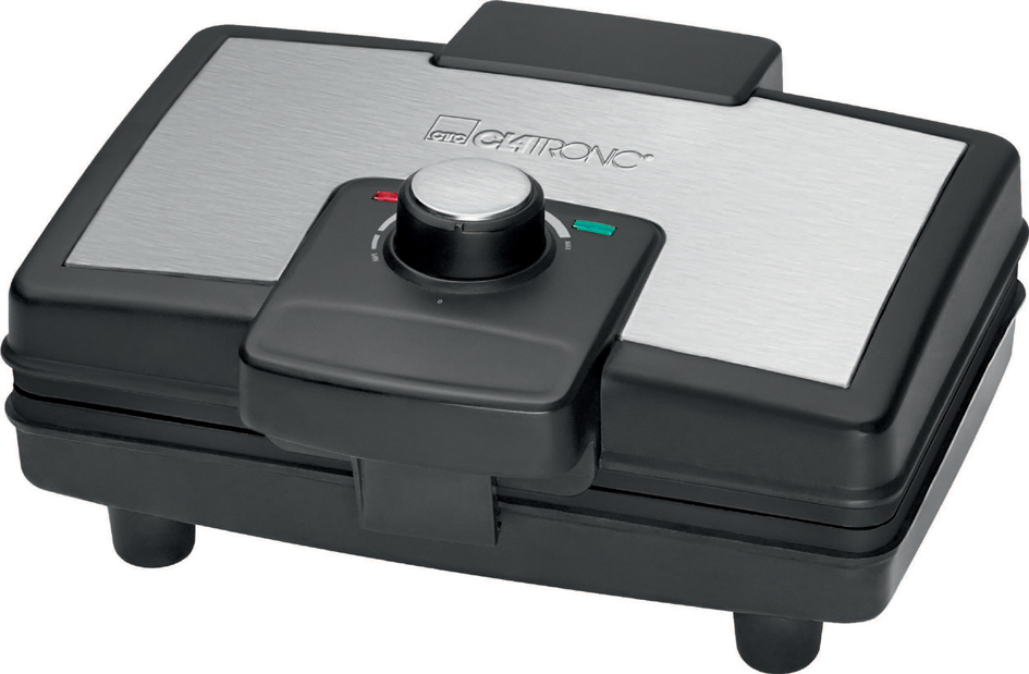 CLATRONIC Waffeleisen WA 3606, schwarz/edelstahl von Clatronic