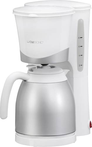 Clatronic KA 3327 Kaffeemaschine Weiß Fassungsvermögen Tassen=10 Isolierkanne von Clatronic