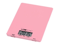 Clatronic KW 3626, Elektronische Küchenwaage, 5 kg, 1 g, Rosa, Rechteck, fl oz, ml, g, lb oz von Clatronic