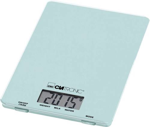 Clatronic KW 3626 LCD Küchenwaage digital Wägebereich (max.)=5kg Mint, Grün von Clatronic